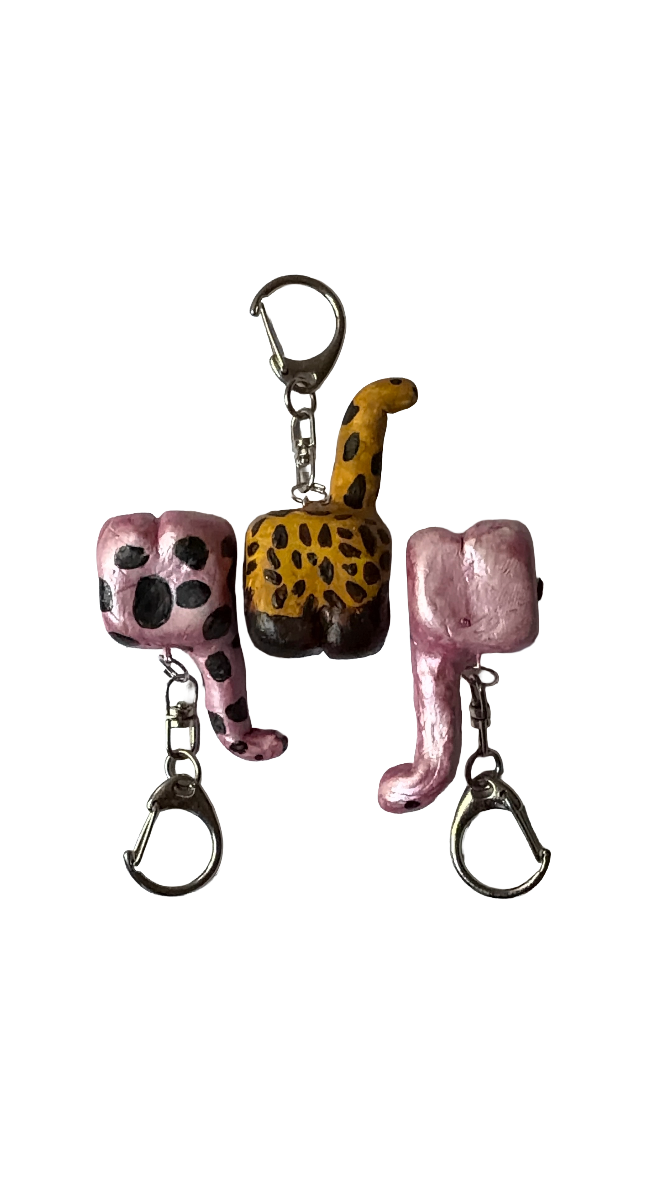 Reg Giraffe  - Cubic Keychain
